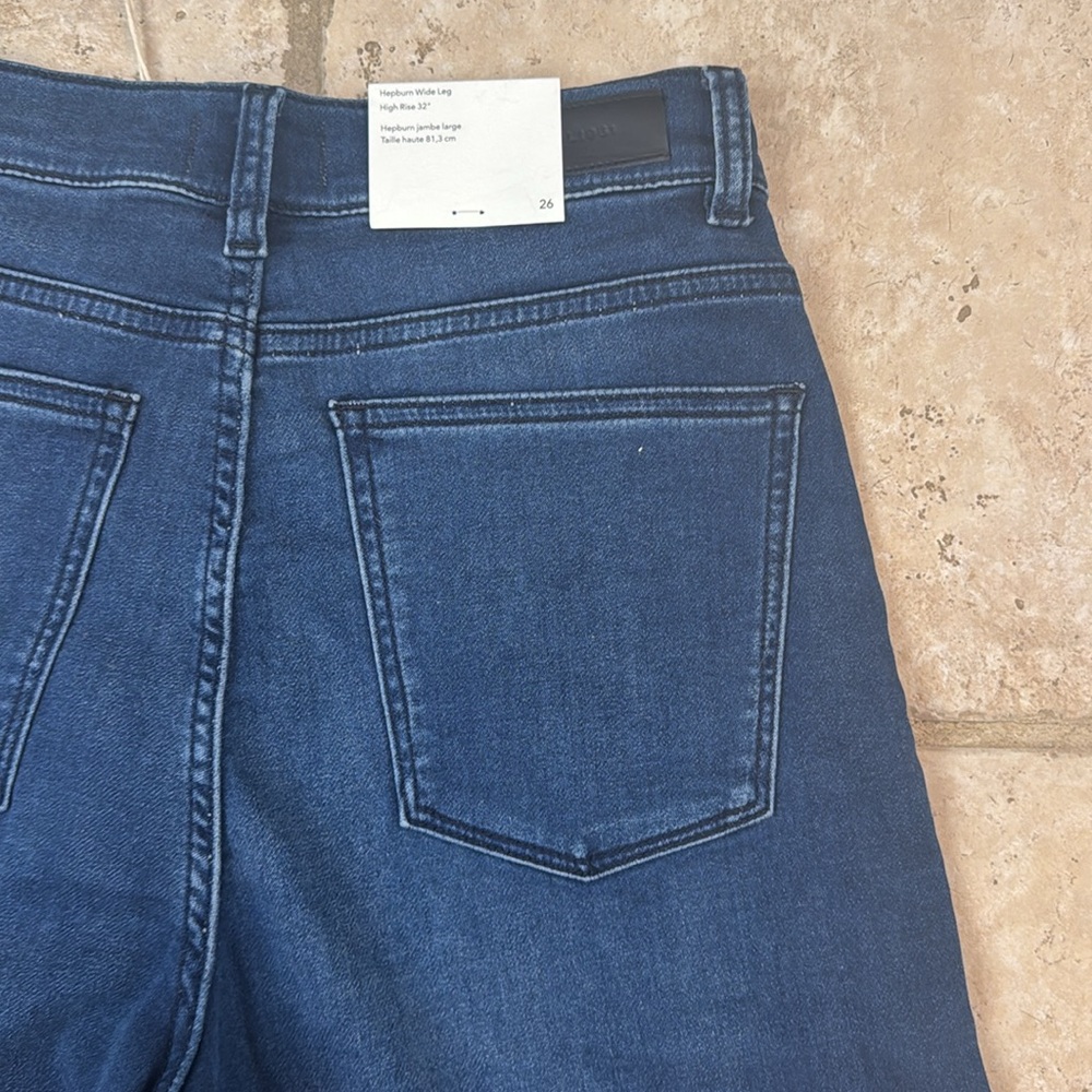 NWT DL1961 Hepburn 32” wide leg - Picture 13 of 13